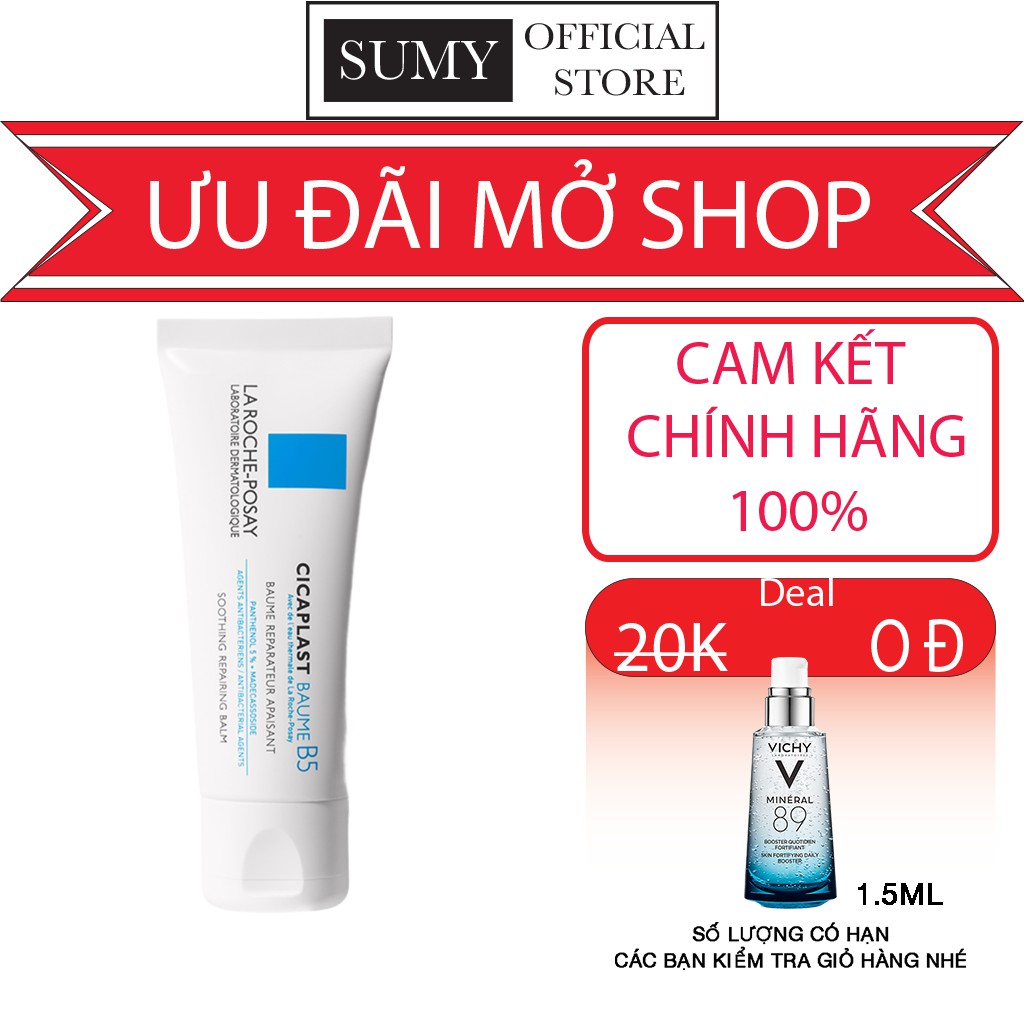 Kem dưỡng B5 La roche Posay giúp làm dịu và phục hồi da