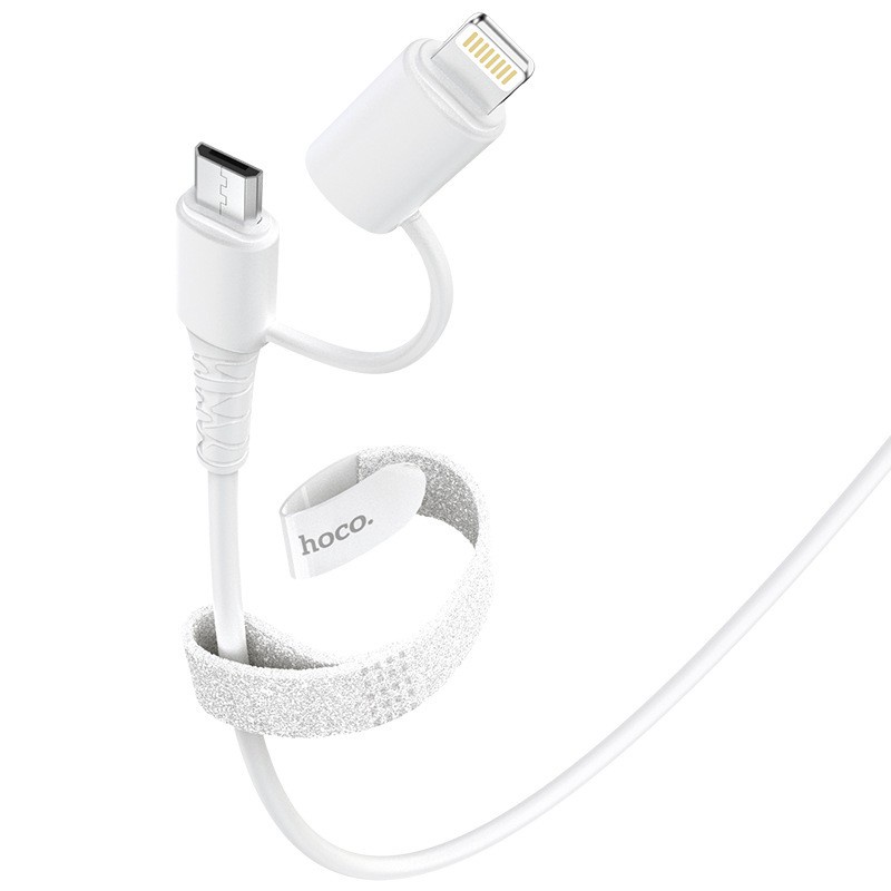 Exclusive® HOCO X54 Data Line 2-In-1 Adapter Cable Fast Charging Cable USB To Type-C/Micro/Lightning 