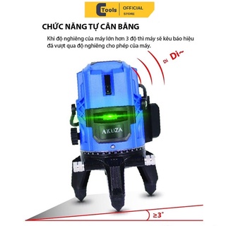  Máy bắn cốt,Máy lazer cân bằng 5 tia xanh Akuza lazer xây dựng C32 
