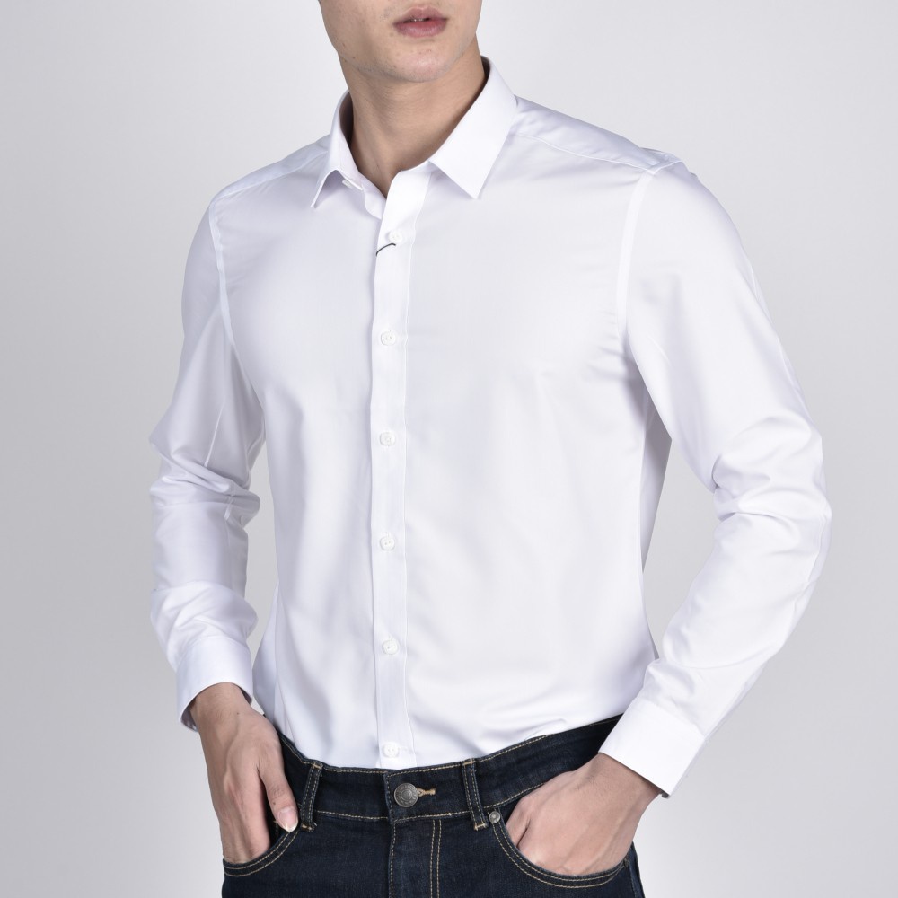 Owen - Áo sơ mi trắng dài tay Owen nano không nhăn (Regular fit/Slim fit)