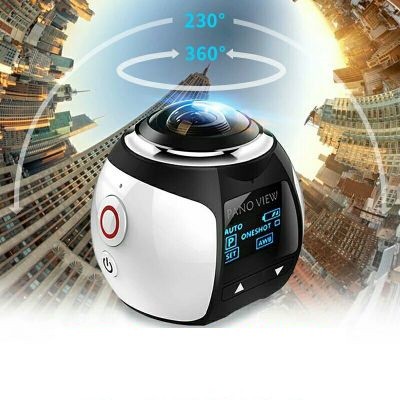 Camera Thể Thao Toàn Cảnh  360° V1 4K Ultra HD Wifi -  Chống Nước 30M | BigBuy360 - bigbuy360.vn