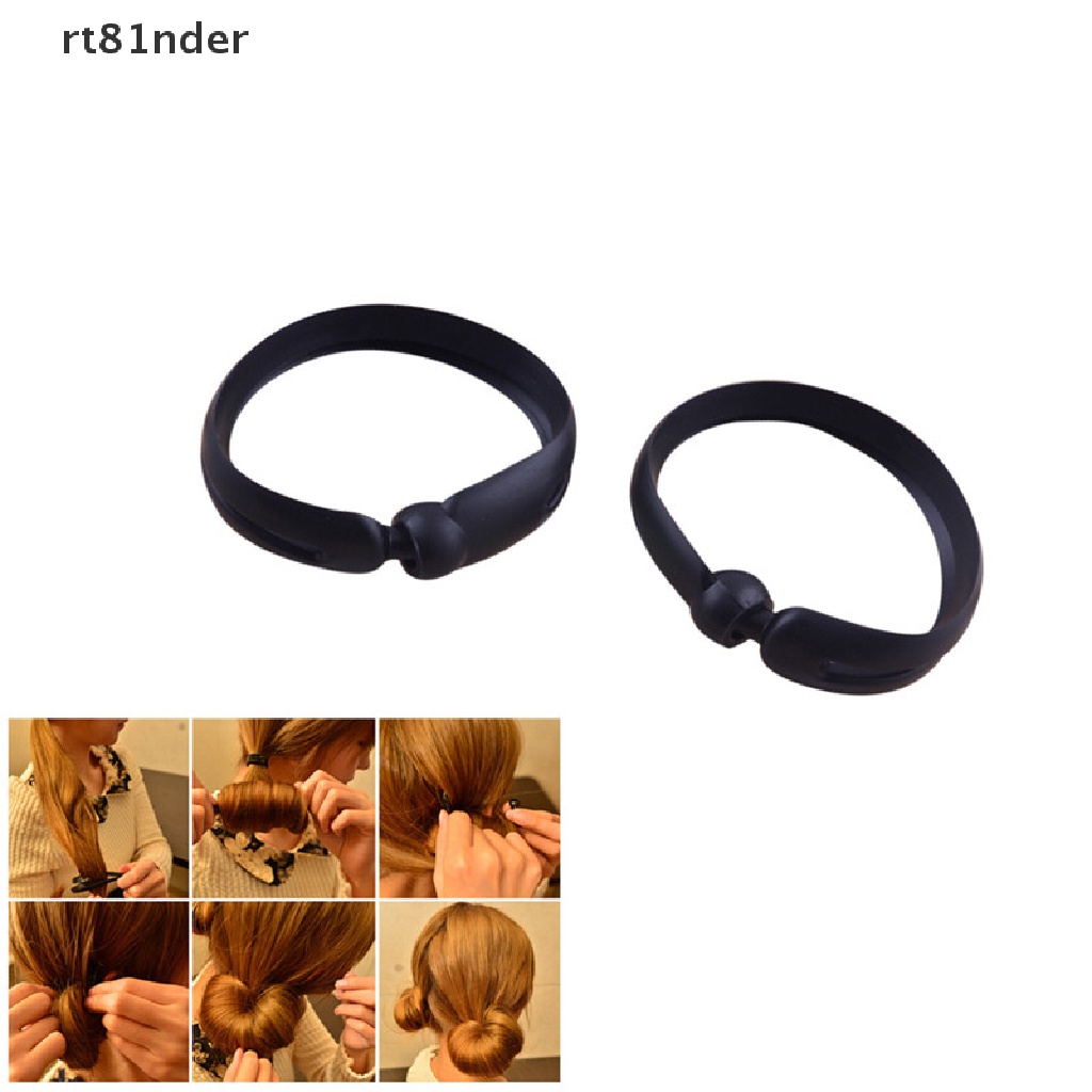 Bộ 2 Dụng Cụ Tạo Kiểu Tóc Thời Trang Cho Nữ DIY Có Giá Đỡ