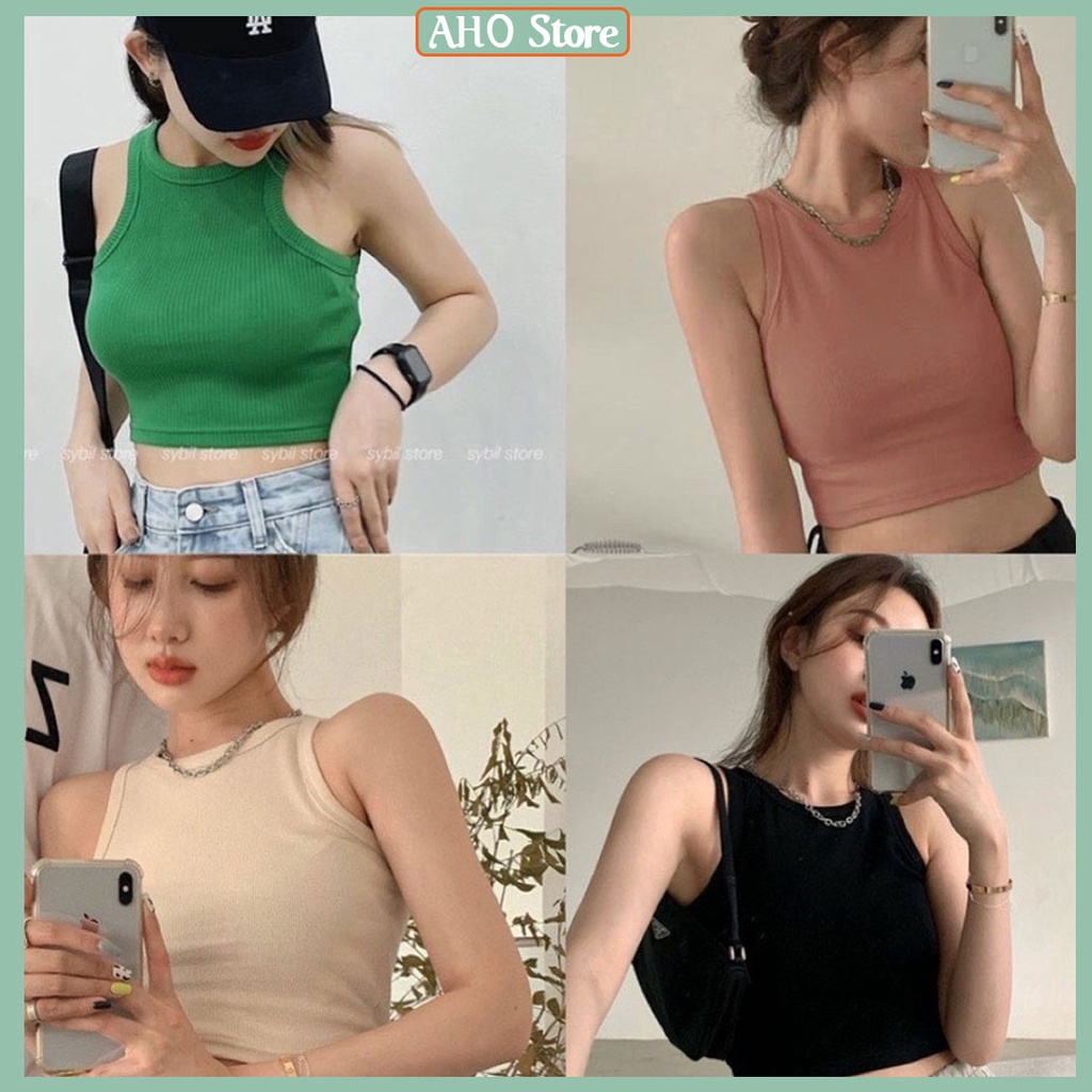 Áo Croptop Nữ Áo Croptop Ba Lỗ Chất Thun Bozip Co Giãn 4 Chiều Ôm Body Sexy