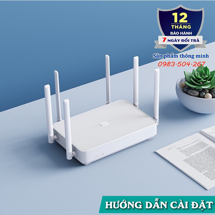 [Mã 154ELSALE2 giảm 7% đơn 300K] Bộ phát Wifi Router Xiaomi Redmi AX6S hỗ trợ - Wifi 6 - Mesh - 248 thiết bị