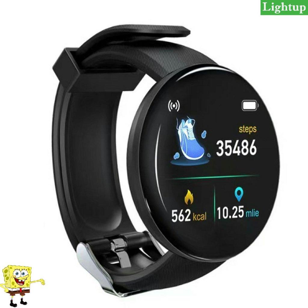 D18S 1.44 Màn hình tròn Nhắc nhở cuộc gọi Đồng hồ thông minh Giao tiếp không dây