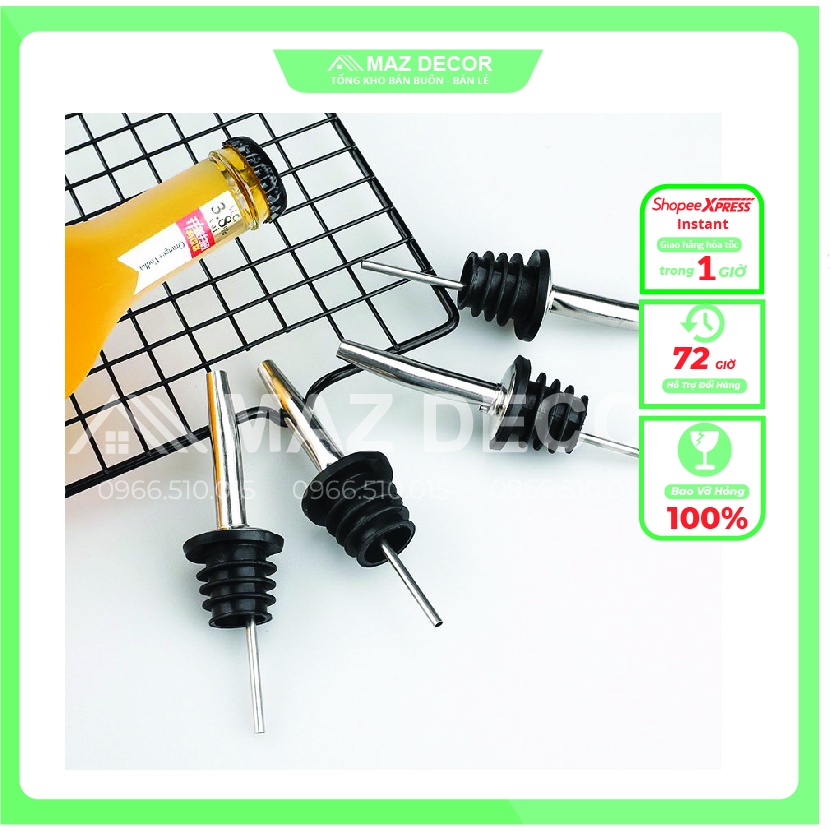 SALE GIÁ SỈ TẠI XƯỞNG Vòi chiết rót rượu inox Dụng cụ rót dầu ăn nước mắm dấm nước tương đa năng đẹp cao cấp đa năng