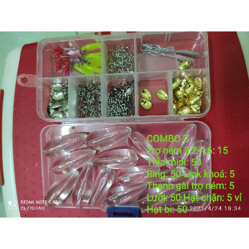 Hộp thìa nhỏ siêu nhạy cá chuyên lure cá mương