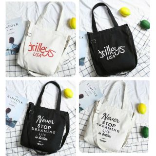 Túi Tote đeo chéo Drilleys và Never Stop, mẫu mới, chất đẹp.