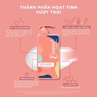 Kem dưỡng trắng Face & Body Emmie by Happyskin