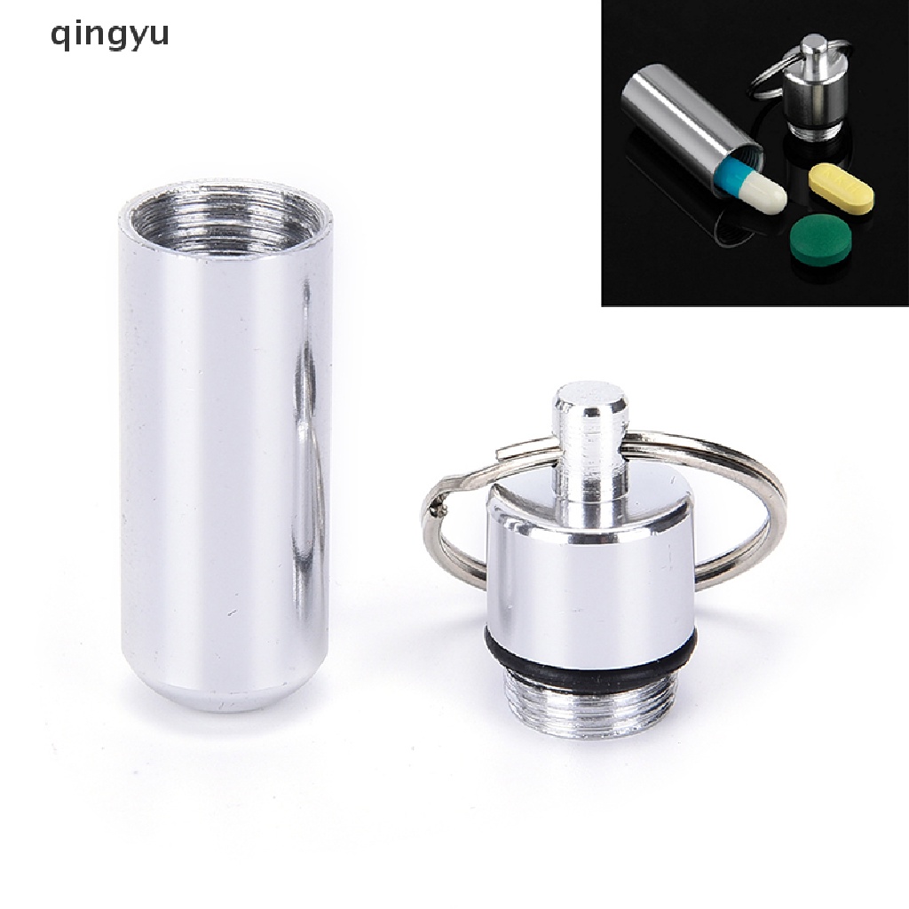 Hộp Nhôm Đựng Thuốc Có Móc Khóa Chống Nước