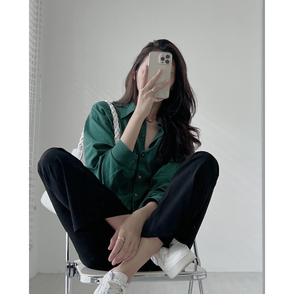 [SMDN] Sơmi Dáng Crop Xẻ Lưng Phong Cách Cá Tính, Sơmi Dài Tay Cách ĐIệu Xẻ Sau 29August | BigBuy360 - bigbuy360.vn