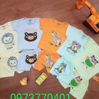 Set đồ bé trai 25b cộc thú