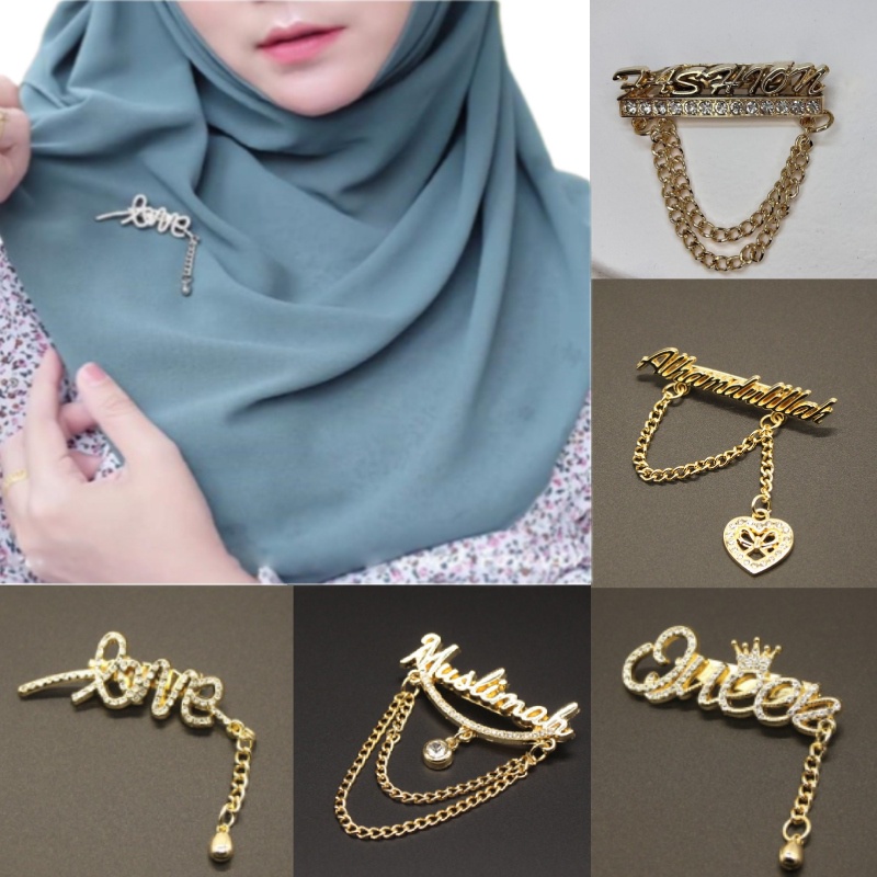 Ghim Cài Áo Hình Khăn Turban Kiểu Hàn Quốc Dễ Thương