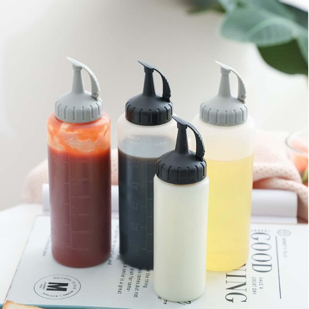 Bình Đựng Sốt Có Nắp Đậy Tiện Dụng Dành Cho Nhà Bếp