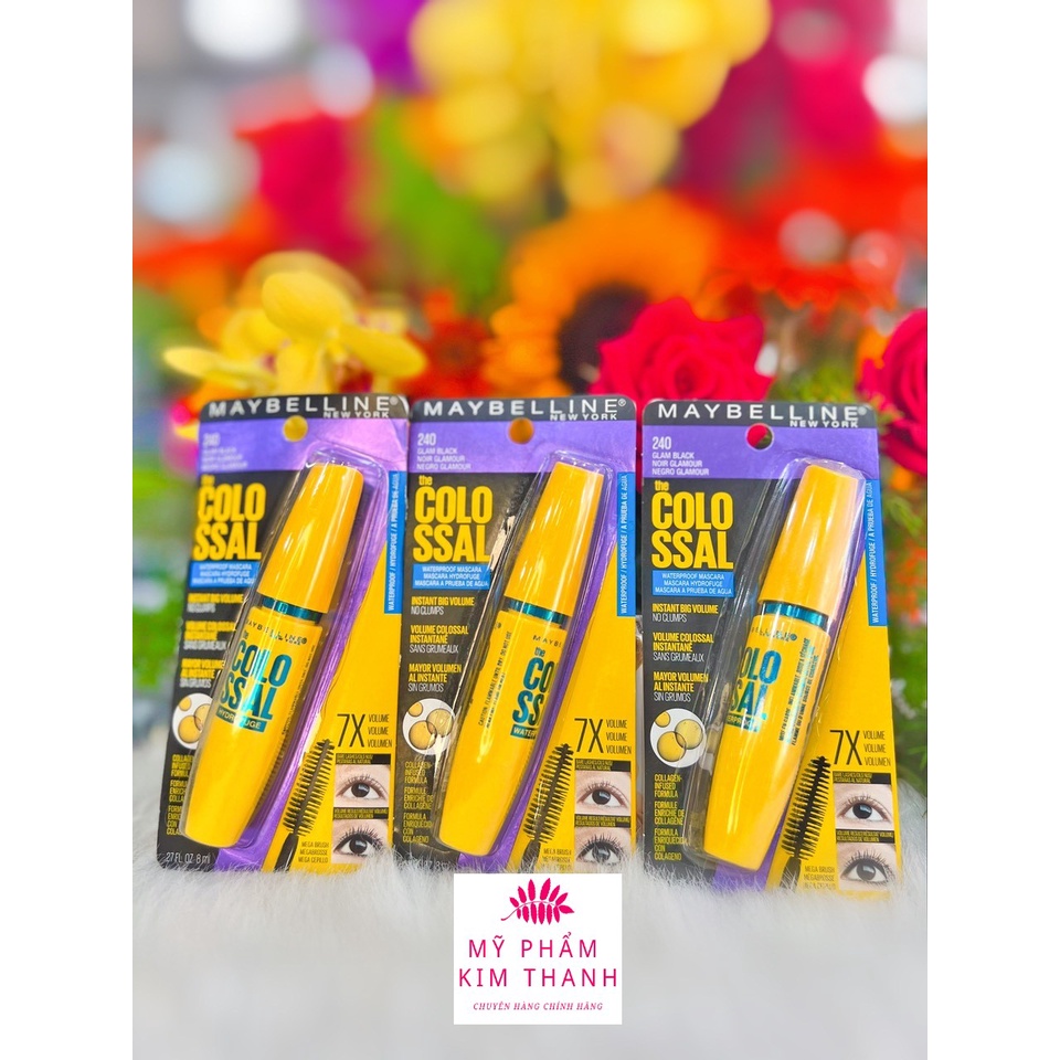 Mascara Maybelline Làm Dày Mi & Ngăn Rụng Mi Màu Đen 9.2ml