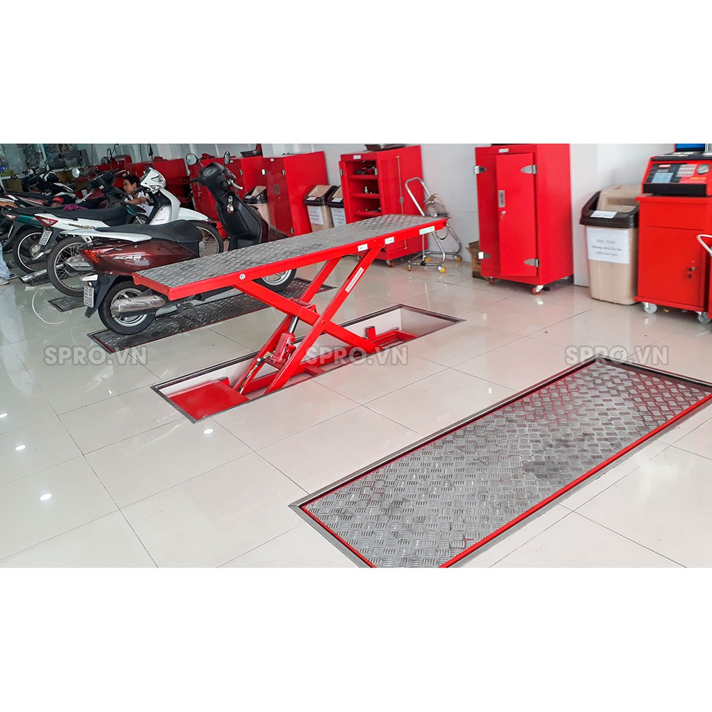 Bàn nâng xe máy âm nền BNXMA - sức nâng 200 kg