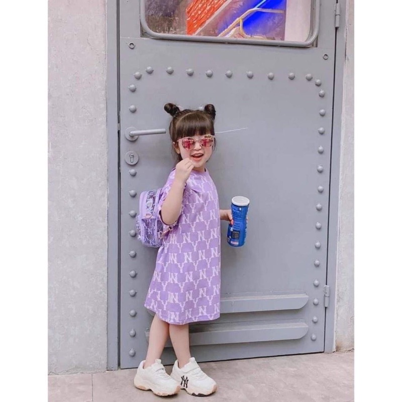 Váy xuông M.L.B tím bé gái