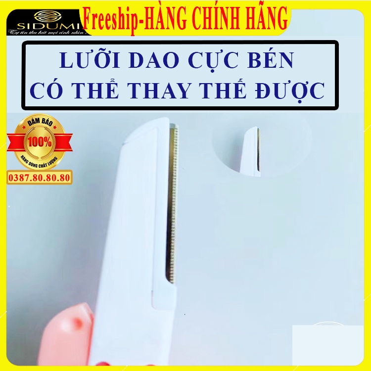 [FreeShip - HÀNG SIÊU CAO CẤP] Sét 2 dao cạo lông mày đa năng đẹp/ Dao cạo lông vùng kín, lông mặt, lông nách xịn Sidumi