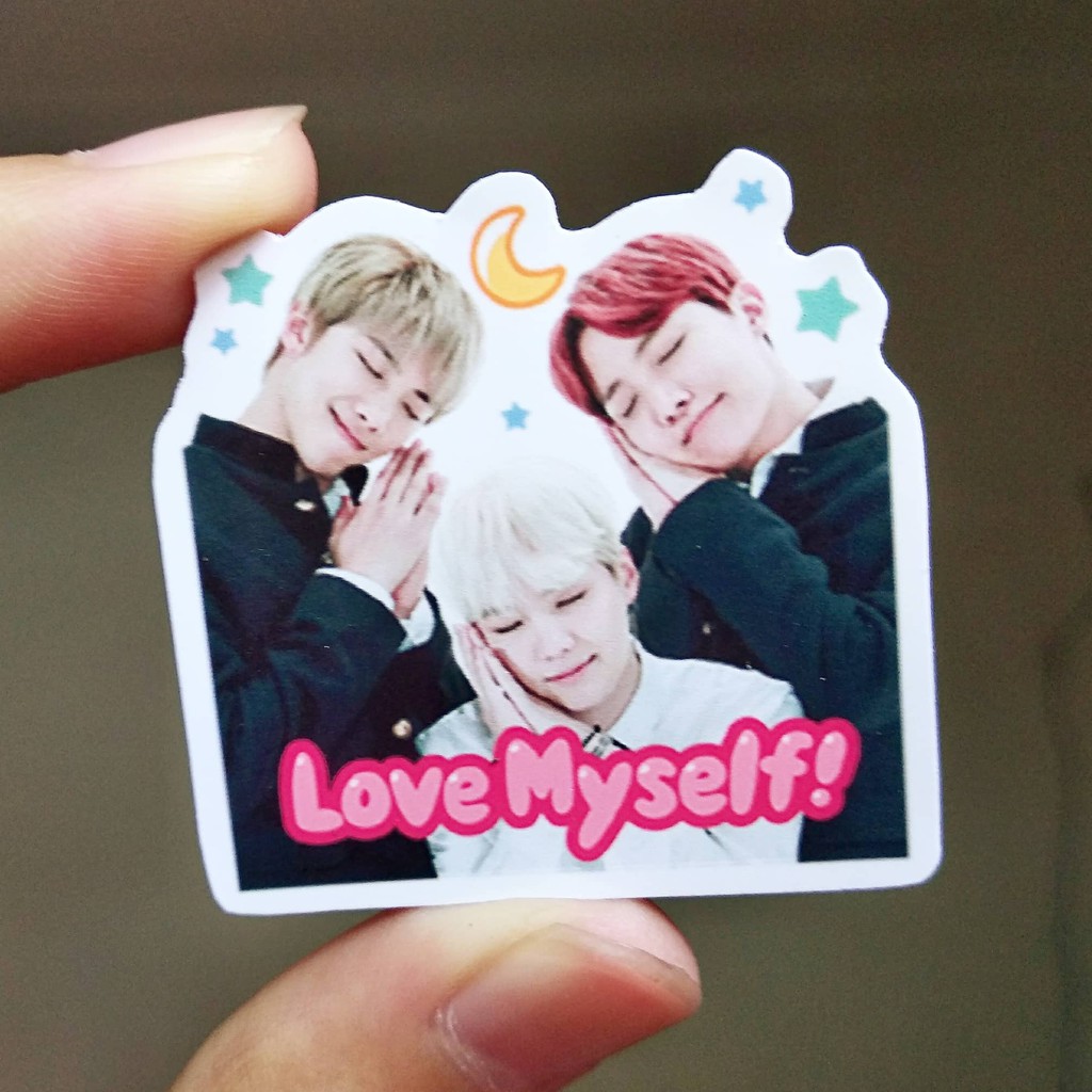 Bộ 40 sticker BTS Love Yourself - LLD014 (Ảnh shop tự chụp)