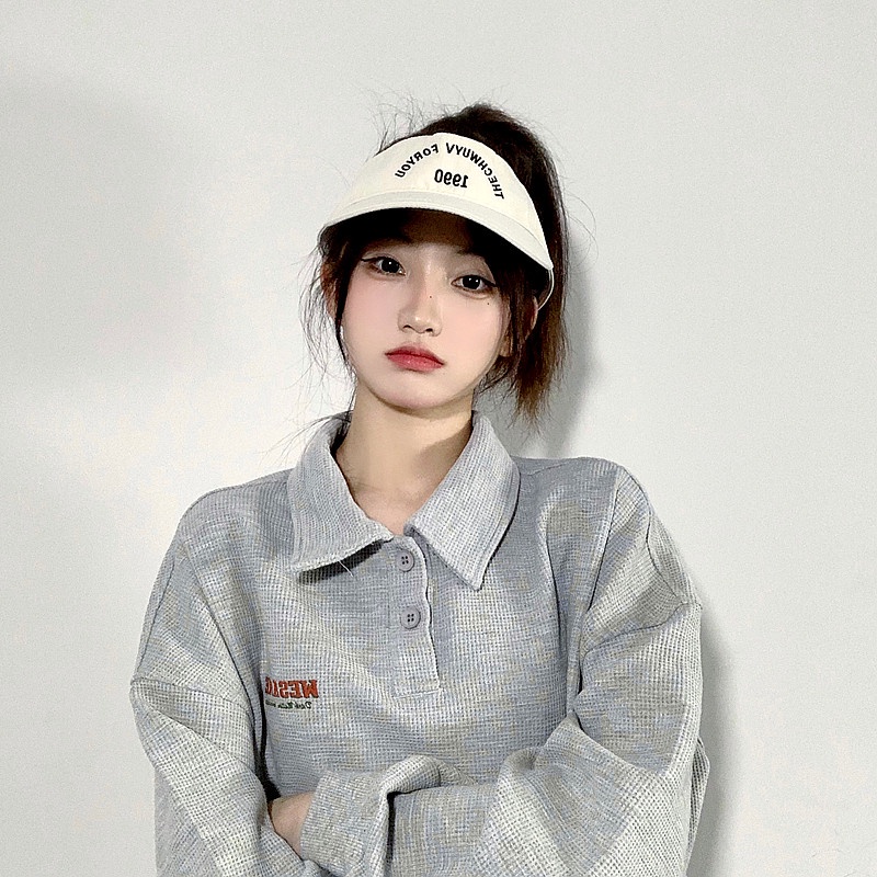 Mũ Lưỡi Trai Thể Thao Chống Nắng Mùa Hè Thoáng Khí Hở Chóp Hợp Thời Trang Cho Nam Và Nữ