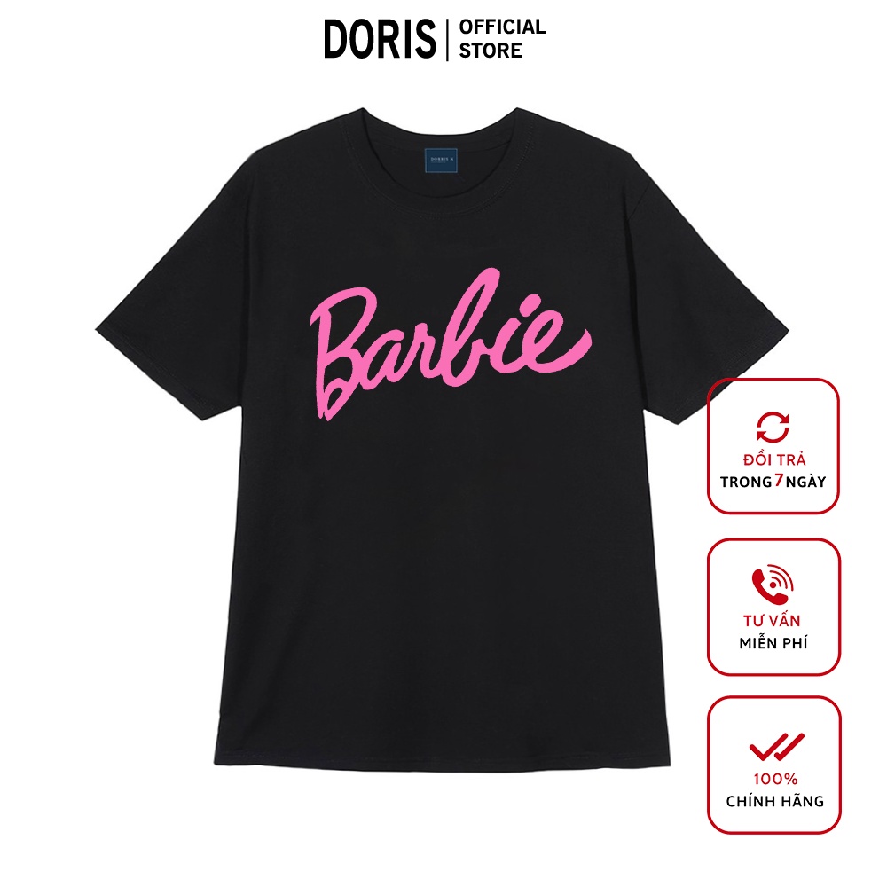[Mã DORRT8250 giảm 250k] Áo phông BARBIE trẻ trung hiện đại năng động DORRIS N