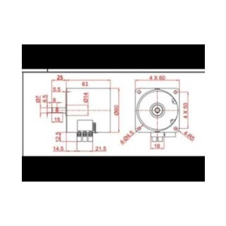 Mô tơ giảm tốc 220v 18W ( 60KTYZ )