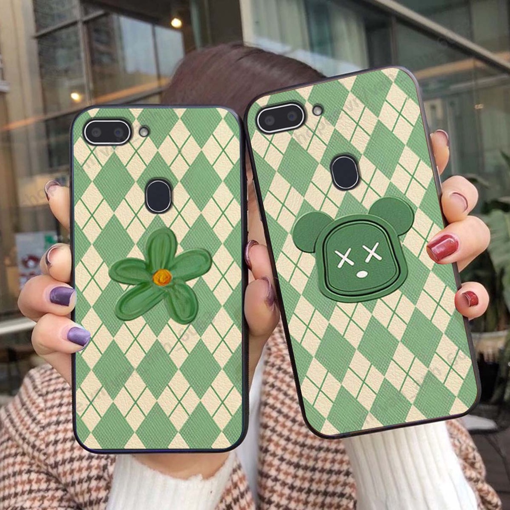 Ốp lưng Realme 1 / 2 in hình hoa, gấu rich bear nghệ thuật, thời trang