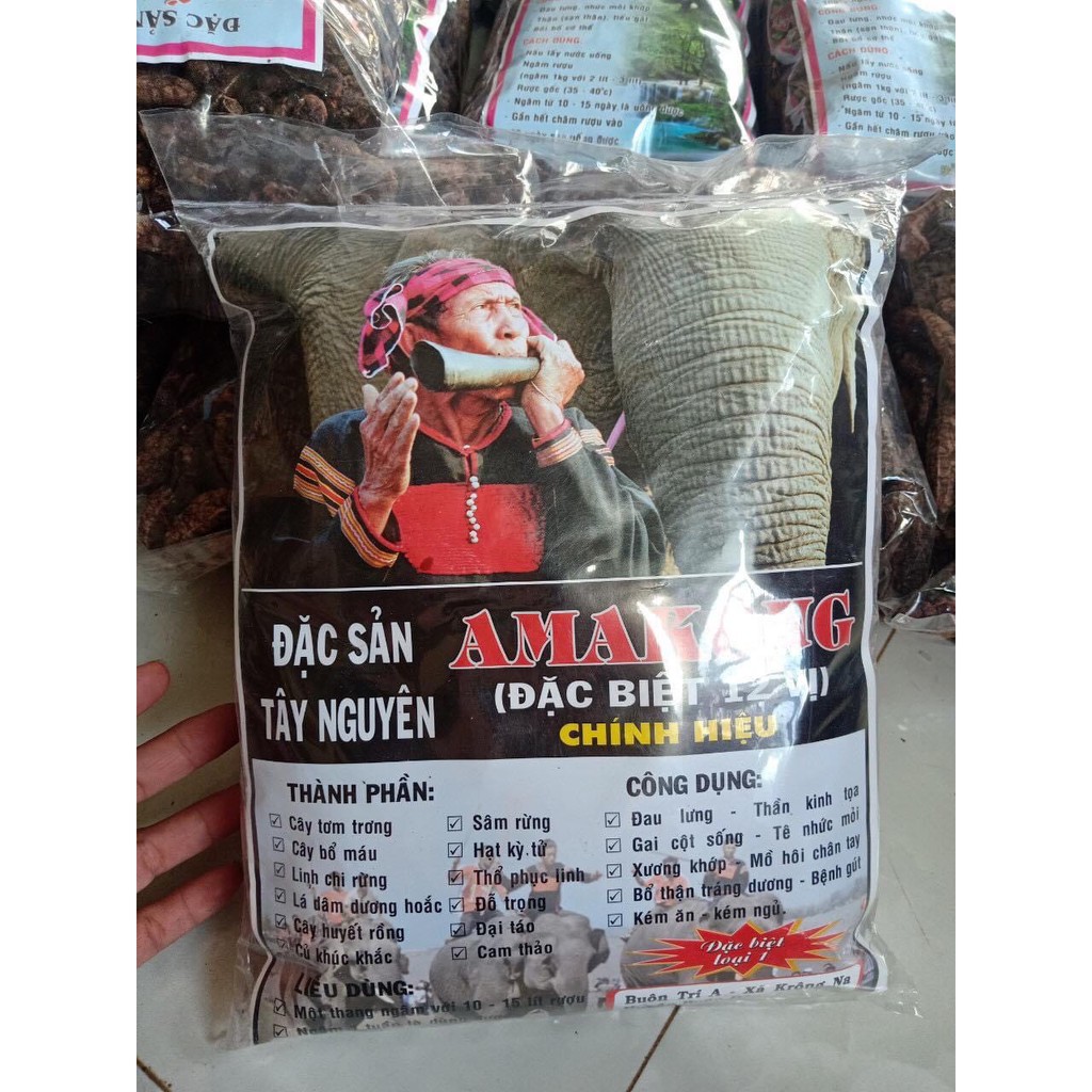 AMAKONG 12 VỊ GÓI 1KG CHÍNH HIỆU