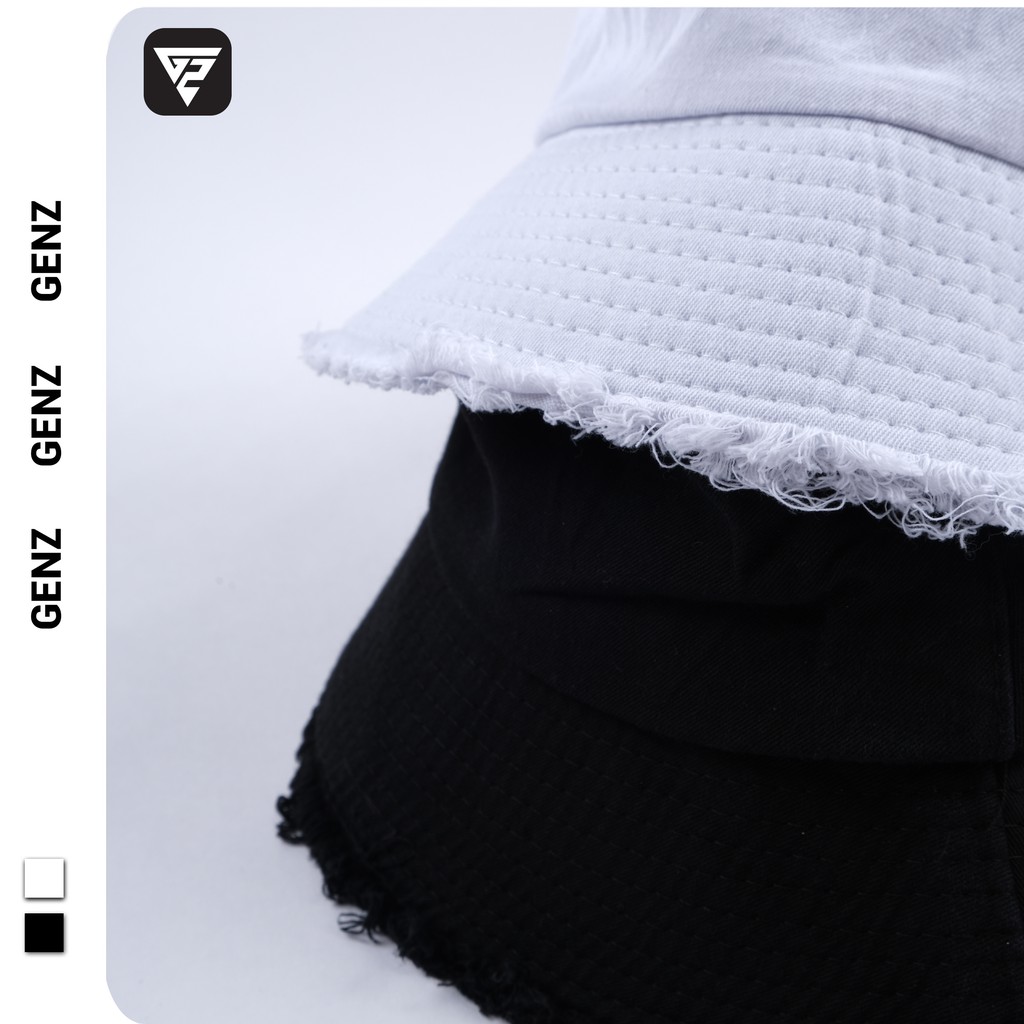 Mũ bucket vành nón cụp thêu logo GENZ nhiều màu phong cách Unisex phù hợp cả nam nữ