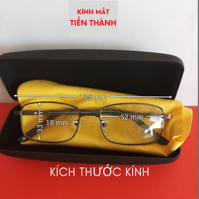 Kính Lão Lắp Sẵn Tròng Thủy Tinh - Kính mắt Tiến Thành