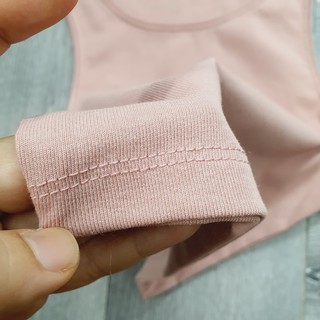 Áo croptop ba lổ thun màu trơn basic ôm body BS09