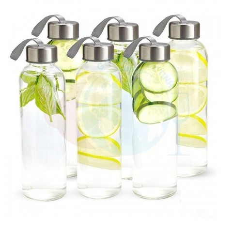 Bình Nước Thủy Tinh, Chai Detox Có Dây Xách 500ml | BigBuy360 - bigbuy360.vn