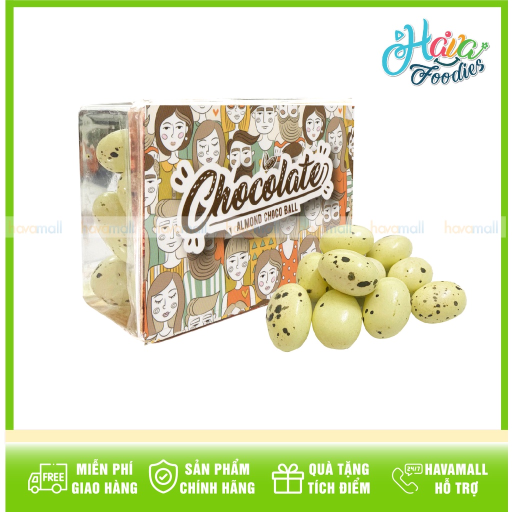 Kẹo Socola Choco Rock Trứng Khủng Long Nhân Hạnh Nhân