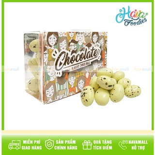 [Hàng nhập khẩu] Kẹo Socola Choco Rock Trứng Khủng Long Nhân Hạnh Nhân