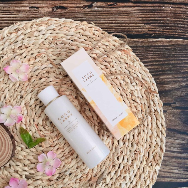 Combo COCOLARME Cấp Nước, Dưỡng Trắng: Cocolarme Natural Lotion và Tinh Chất Dưỡng Trắng Cocolarme White Lotion