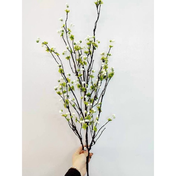 Cành Điểm Tuyết Cổ Cắm Trang Trí | Hoa Giả Cành Giả | Hà Hoa Flower