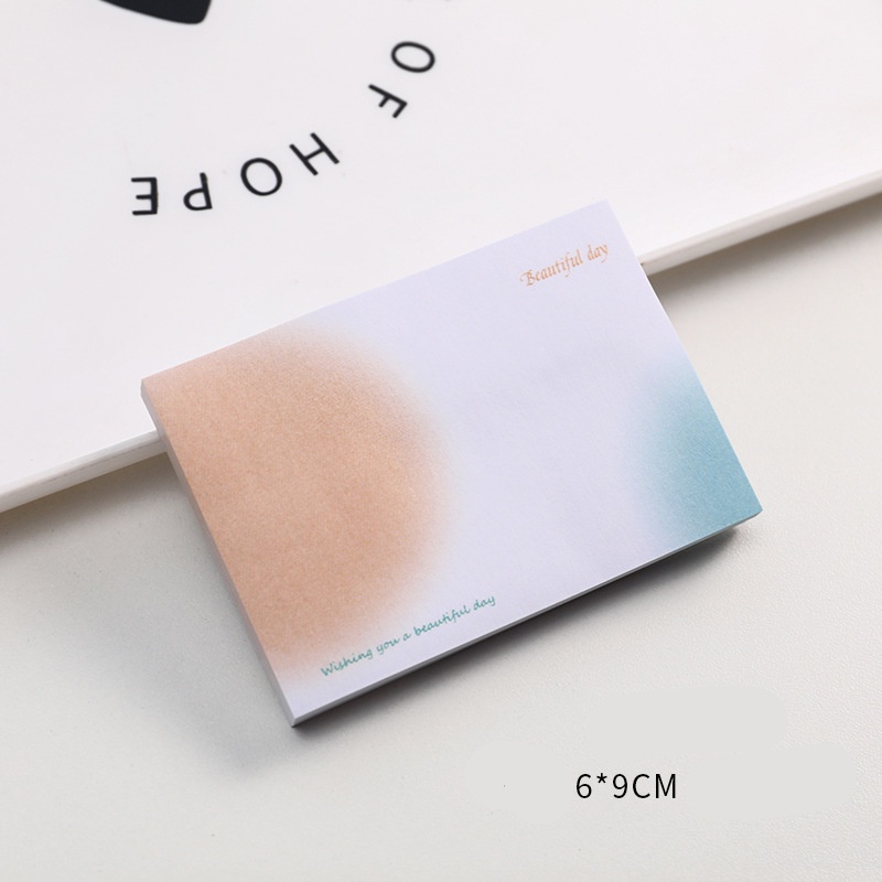 Giấy note Ghi Chú Màu gradient Sáng Tạo Cho Học Sinh / Văn Phòng giấy note vintage giấy dán ghi chú giấy ghi chú dễ thương giấy note cuộn