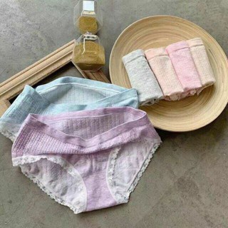 Quần lót nữ Cotton Dệt Kim - Quần Chip Nữ kháng khuẩn thoáng mát - Sét 5q Muối Tiêu