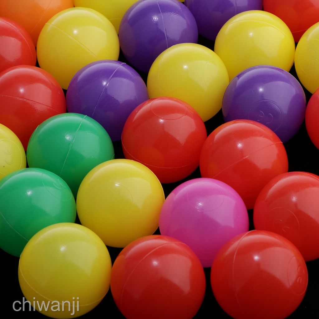 Play Tents Tunnels for Indoor Outdoor XHONG Pit Ball,100 Pcs 4cm Colorful Soft Plastic Swim Pit Toy ball for Baby or Toddler Ball Pit