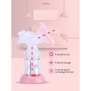 Máy hút sữa điện đôi Rozabi Deluxe Plus