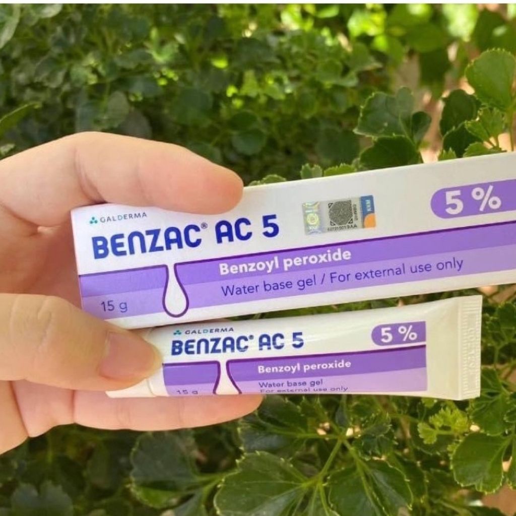 Kem Giảm Mụn Galderma Benzac AC 5 5% 15g