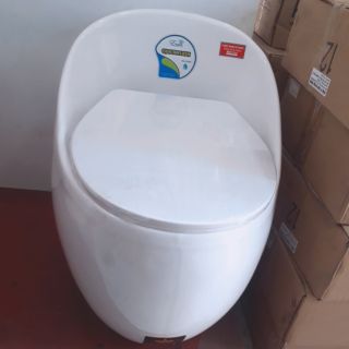 Bồn cầu trứng Enter men Nano chống bám bẩn cao cấp