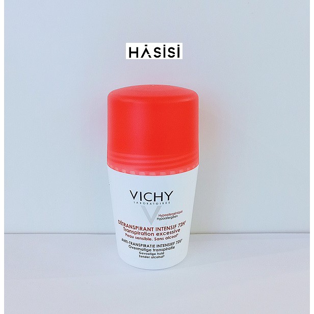 LĂN KHỬ MÙI VICHY - Transpiration Excessive Anti-Transpiratie 72h 50ml (Nắp Đỏ)