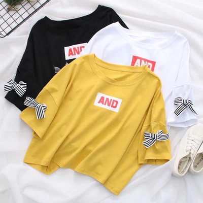 Áo Phông Nữ Đẹp ⚡FREESHIP⚡ Áo thun nữ croptop form rộng chất vải đẹp, thun cotton 4 chiều, mịn, mát, không bị xù M73 | BigBuy360 - bigbuy360.vn