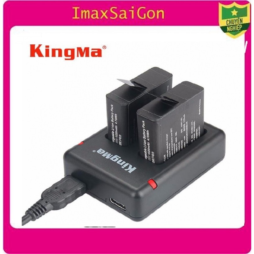 SẠC ĐÔI KINGMA thay thế CHO GOPRO 5/6/7