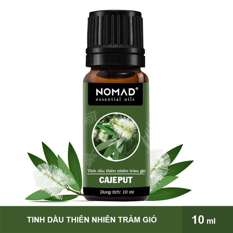 Tinh Dầu Thiên Nhiên Nguyên Chất 100% Tràm Gió Nomad Essential Oil Cajeput