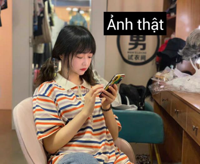 - Áo polo kẻ ngang ulzzang