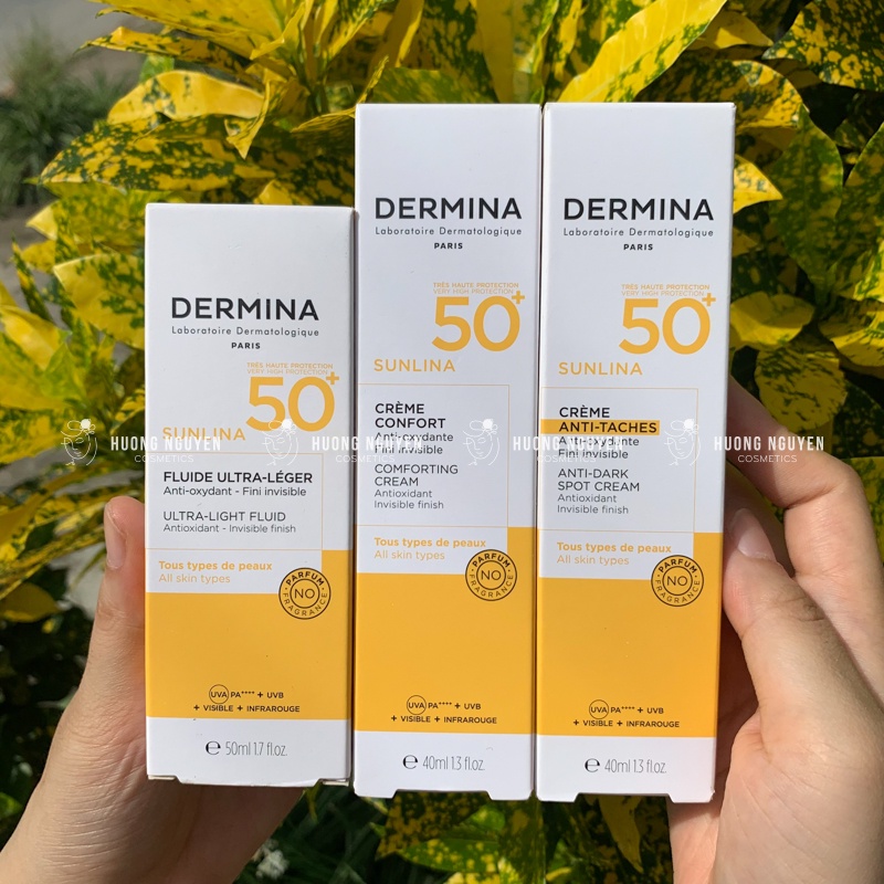 Kem Chống Nắng Dermina Sunlina SPF50+