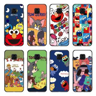 Ốp điện thoại TPU dẻo họa tiết sesame street cho Xiaomi Redmi Note 9S / Note 9 Pro Max / Note 8 Pro