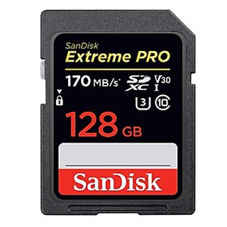 Thẻ nhớ sdxc sandisk extreme pro u3 v30 1133x 128gb 170mb/s - hàng chính hãng